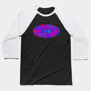 Cosmic Background Pointilist Baseball T-Shirt